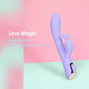 G spot Vagina clitoride leccare vibratore Dildo stimolare masturbarsi vibratore coniglio in Silicone per le donne - Product Image 4