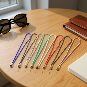 Chaîne à trois voies perlée de 70 cm pour pièces de lunettes Cadena Para Gafa - Product Image 3