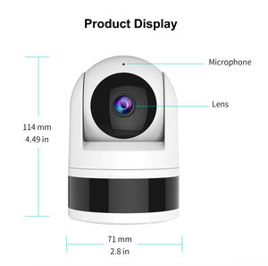 Cctv Video çift Lens kameralar Mini güvenlik Wifi Ip 360 kablosuz akıllı Ptz 8MP Hd ağ kamerası - Product Image 6