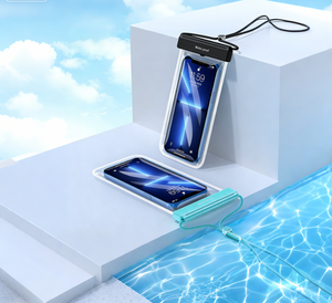 Funda Impermeable y Resistente a Golpes para Teléfono Móvil con Pantalla Táctil y Correa para el Cuello para Uso en Exteriores, Compatible con Todos los Teléfonos - Product Image 1