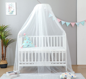 Mosquitera Grande <span class=keywords><strong>para</strong></span> <span class=keywords><strong>Cuna</strong></span> <span class=keywords><strong>de</strong></span> Bebé, Tipo Domo, con Soporte, Impresión Digital, Poliéster, Plegable - Product Image 1