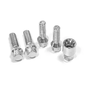 14x1.5x27 Pcd Variation 5x114.3 Wobble Wheel Bolt M12 X 1.25 38mm With Conical Seat For 5x112 Vichle