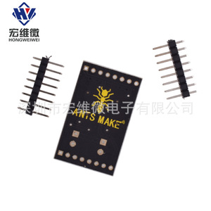 Módulo Controlador de Motor DC con Escobillas PWM de Doble Canal Hongwei Micro 3A 6-3V 50V AM043 - Product Image 4