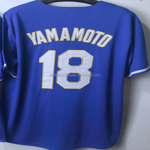 Maillots de baseball cousus en gros 2026 Mookie Betts Yoshinobu Yamamoto Clayton Kershaw Kyle Tucker 34 <span class=keywords><strong>Valenzuela</strong></span> 42 Robinson - Product Image 2