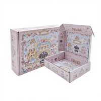 Boîte d'emballage en carton pliable et recyclable personnalisée en gros, boîte avion pour bijoux et vêtements, boîtes en papier pour cadeaux