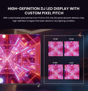 Table de DJ GOB Technology, podium, écran vidéo LED pliable pour festival de musique, bar, spectacle en direct, cabine de DJ - Product Image 3