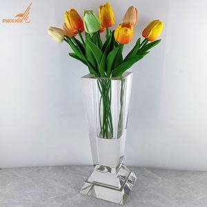 Jingpujiang — <span class=keywords><strong>grand</strong></span> <span class=keywords><strong>Vase</strong></span> à fleurs en verre Transparent <span class=keywords><strong>de</strong></span> haute qualité, <span class=keywords><strong>Vase</strong></span> décoratif pour la maison, pot <span class=keywords><strong>de</strong></span> fleurs en <span class=keywords><strong>cristal</strong></span> K9, 12.2 pouces - Product Image 5