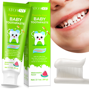 ATOANY <span class=keywords><strong>Dentifrice</strong></span> pour Bébés Herbal Naturel sans Fluorure Marque Privée Soin Buccal Goût Pastèque <span class=keywords><strong>Dentifrice</strong></span> Enfant pour Gencives Sensibles - Product Image 5