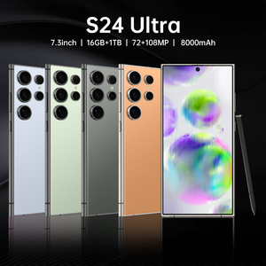 2024 오리지널 BrandNew S24 울트라 폰 7.3 인치 4g 5 g스마트 폰 (스타일러스 펜 포함), 4 카메라 얼굴 인식 잠금 해제 휴대 전화 - Product Image 4