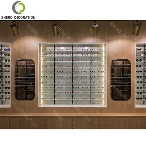 Optical Shop Design Custom Durable Optical Display Stands Wall Mounted Eyewear Display Cabinet For Optical Shop Furniture - Product Image 4