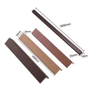 SHENGCHENG Waterproof Wpc Accessories Covering Edge Cover Decking Skirting External Corner Trim - Product Image 5