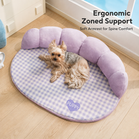 Coussin pour animaux de compagnie respirant à motif à carreaux, tapis d'été, tapis de couchage, lit pour petit chien, canapé pour chien Teddy, nid pour chat, toutes saisons