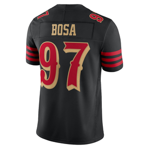 Camiseta Deportiva Bordada de los San Francisco 49ers con los Números 13 de Purdy, 16 de Montana, <span class=keywords><strong>49</strong></span> de Faithful, 54 de Waner, 85 de Kittle y 97 de Bosa - Product Image 6