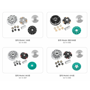 GOODER Nuevo Juego de Polea Variadora de Embrague CVT Personalizado para NMAX PCX CLICK VARIO <span class=keywords><strong>MIO</strong></span>, Ventilador de Transmisión de Motocicleta de Plástico y Aleación de Aluminio - Product Image 3