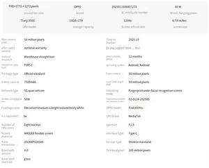 (Original Nouveau) OPPO Find X9 Pro Hasselblad 200 millions de pixels, objectif téléobjectif ultra-clair, processeur octa-core, écran AMOLED 4K, autonomie de batterie longue durée - Product Image 5
