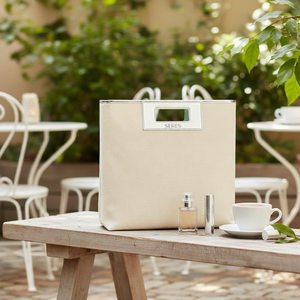 Sac fourre-tout décontracté structuré et durable pour le shopping, sac de rangement quotidien minimaliste, trousse de toilette, cadeau promotionnel - Product Image 3