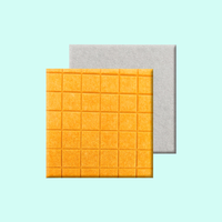 Panneaux acoustiques 9MM, 100% polyester PET, panneaux en feutre, absorption acoustique, respectueux de l'environnement, panneaux acoustiques muraux
