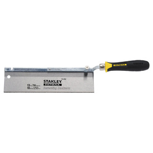 Scie à dosser réversible Stanley Fatmax 10 pouces 250 mm 13 TPI 14 points - Product Image 1