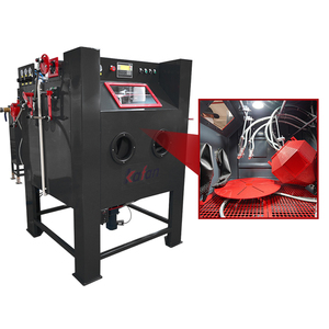 2 in 1 Automatic Sand Blasting Machine with Turntable and Tumble Basket - Product Image 1