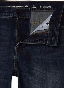 مصنع تصنيع المعدات الأصلية للرجال نمط أزياء الجينز مضيئة فضفاض الساق مستقيم جرس أسفل بنطلون زائد حجم مخصص الجينز - Product Image 5