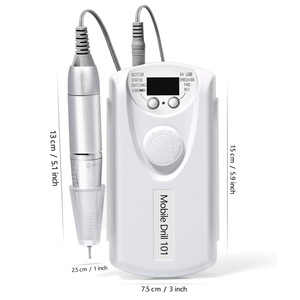 Lime à <span class=keywords><strong>Ongles</strong></span> Professionnelle Rose Rechargeable Private Label 35000 tr/min, Ponceuse Électrique pour Salon - Product Image 6
