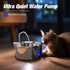 <span class=keywords><strong>Meilleure</strong></span> <span class=keywords><strong>Fontaine</strong></span> à <span class=keywords><strong>Eau</strong></span> Automatique Portable Écologique Moderne et Durable pour Animaux de Compagnie 3.2L en Acier Inoxydable pour <span class=keywords><strong>Chat</strong></span>, <span class=keywords><strong>Silencieuse</strong></span>, Alimentation USB - Product Image 5