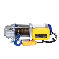 Nouvelle palan électrique à câble en aluminium 380V/220V 2 tonnes, moteur en cuivre pur, vitesse de levage 10m/min, télécommande sans fil, pour hôtels