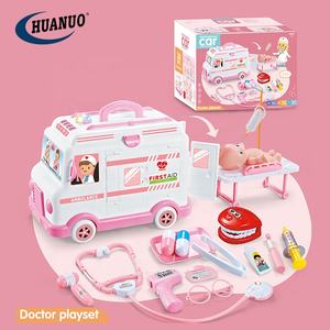 Bambini ragazzo finta gioca giocattoli ambulanza <span class=keywords><strong>auto</strong></span> giocattoli Kit medico carrello giocattolo con luce e suono - Product Image 6