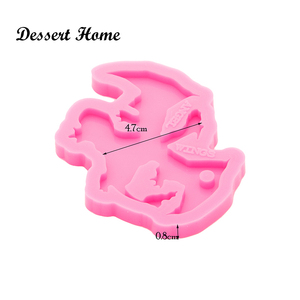 DY1290 Shiny Silicone Dinosaur Mold Resin Craft <strong>Moulds</strong> for DIY Charms Making Flying <strong>Dragon</strong> Keychain, Chocolate Fondant Cake - Product Image 6