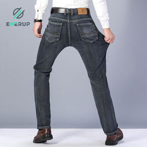 Pantalon en jean pour homme, coupe droite et confortable, en coton, personnalisé, style baggy, fournisseur OEM/ODM, imprimé - Product Image 4