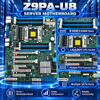 Carte mère pour serveur ASUS Z9PA-U8, LGA2011, Intel C602-A, DDR3, ATX, pour Xeon E5-1600, E5-2600 V1 V2