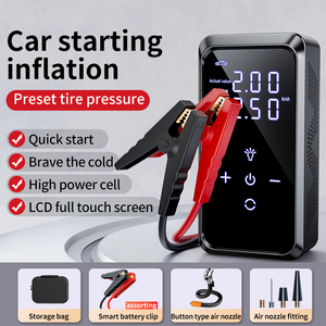 Arrancador <span class=keywords><strong>de</strong></span> Baterías <span class=keywords><strong>de</strong></span> Coche con Pantalla Táctil, 1800A, Batería <span class=keywords><strong>de</strong></span> Litio <span class=keywords><strong>de</strong></span> 12000mAh, Inflador <span class=keywords><strong>de</strong></span> Neumáticos Portátil - Product Image 6