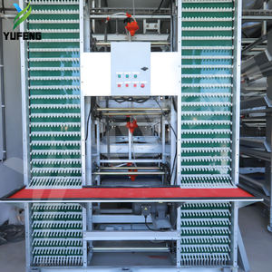 Vente flash, nouveau modèle de cages à poules en acier de type H, automatiques, durables, motorisées, 8 niveaux, pour la production d'œufs, avec 2 ans de garantie - Product Image 5