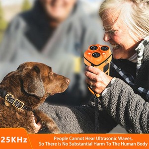 Ultrasonic Dog Trainer Handheld Bark Control Device With LED Lights Rechargeable <b>Battery</b> Power Dog Repeller - Product Image 5