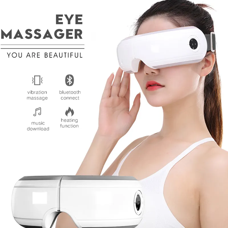 Produtos em alta 2024 Novidades elétrico inteligente instrumento dobrável massagem para os olhos massageador de compressão térmica com música