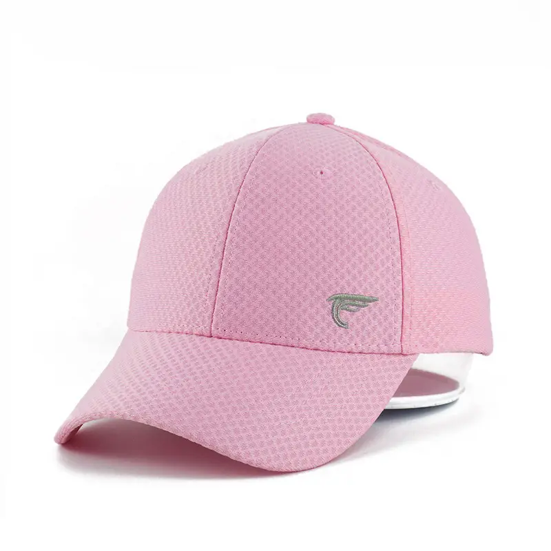 Wholesales טרנדי אופנה ורוד כובע לנשים גברים דוור כובע לחות הפתילה כובע מותאם אישית רקמת לוגו בייסבול כובע ספורט כובע
