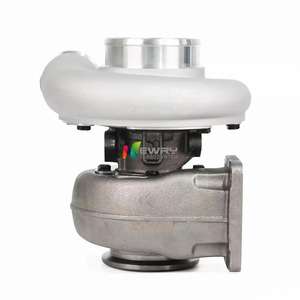 เทอร์โบ S300SX3-66 ขนาด 66/91.4 มม. ล้อบิลเล็ต T4 แบบสโครล 0.91A/R 177275 ตัวเลือกแบบ Dual V-Band ปลายท่อขยาย - Product Image 4