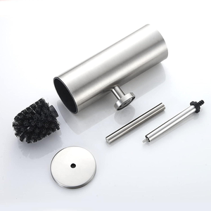 <span class=keywords><strong>Porte</strong></span>-<span class=keywords><strong>brosse</strong></span> de toilette mural moderne et écologique en acier inoxydable pour salle de bain - Product Image 5