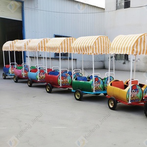Terrain de jeux extérieur 200cc puissant parc d'attractions pour enfants <span class=keywords><strong>Train</strong></span> sans rail - Product Image 6
