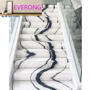 Escalier en colimaçon moderne Offre Spéciale avec couverture en marbre Intérieur Chine Panda Escalier en marbre blanc Design - Product Image 2