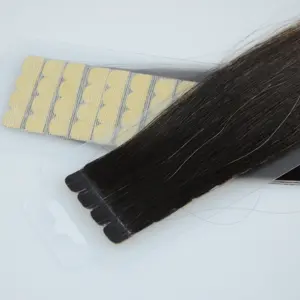 Nahtlose 1 Band Haaren tfernung russische Haar verlängerung bänder. Remy menschliche Verlängerungen Mikro band