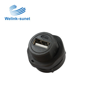 Usb 2.0 IP67 4P connecteur de harnais de fil Étanche pour équipement de Communication - Product Image 4