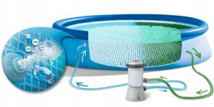 Piscine hors sol ronde <span class=keywords><strong>INTEX</strong></span> 28142 15 en 1, 396 cm, 13 pieds, avec matériau en PVC et ensemble de <span class=keywords><strong>pompe</strong></span> 220 V - Product Image 2