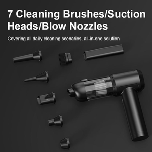 เครื่องดูดฝุ่นในรถยนต์แบบพกพาไร้สาย 15000Pa แบตเตอรี่แบบชาร์จไฟได้ เครื่องดูดฝุ่น ABS อเนกประสงค์สำหรับรถยนต์ - Product Image 3