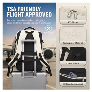 Factory Custom Outdoor Luggage High Quality Travel Business Panelled Waterproof Extendable Laptop <b>Backpack</b> Unisex External Frame - Product Image 4