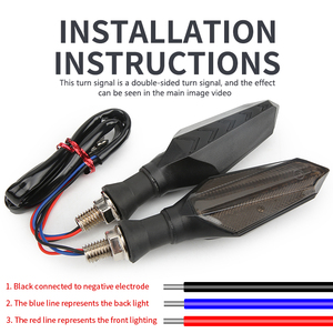 Offre Spéciale moto accessoires Double face coulant <span class=keywords><strong>clignotant</strong></span> 12V LED <span class=keywords><strong>clignotant</strong></span> voyant moto <span class=keywords><strong>clignotant</strong></span> lampe - Product Image 6