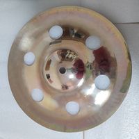 B20 Bronze Ozone Cymbal, 6-Loch-Effekt-Cymbal 8"-20" für Schlagzeug, Heller Spezialeffekt-Sound für Schlagzeuger