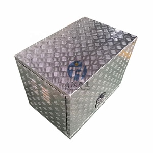 Nhôm Checker Tấm Top Mở Cửa Máy Phát Điện Công Cụ Lưu Trữ <span class=keywords><strong>Tool</strong></span> <span class=keywords><strong>Box</strong></span> Với Nhiệt Emssion Lỗ - Product Image 6