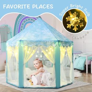 Tente de jeu pour enfants en forme de château de princesse, <span class=keywords><strong>jouet</strong></span> d'intérieur, vente en gros - Product Image 3