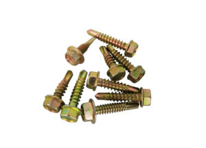 <span class=keywords><strong>Tornillo</strong></span> <span class=keywords><strong>autoperforante</strong></span> M4.2 de <span class=keywords><strong>rosca</strong></span> única de zinc amarillo galvanizado Tornillos de techo SDS para placa de acero - Product Image 2